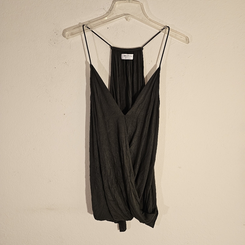 Bailey 44 Black Draped Top